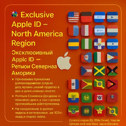 Apple ID США + Канада + Мексика + Другие | Без 2FA 🔐