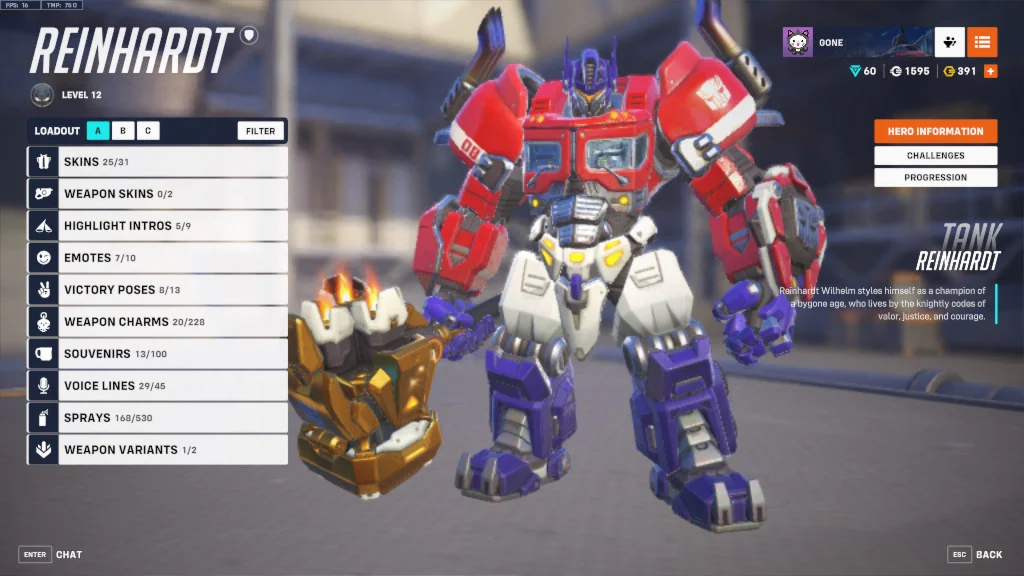 Unique Overwatch Account with lot's of Item's