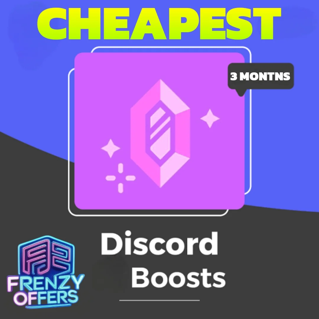 Буст сервера Discord — 3 месяца