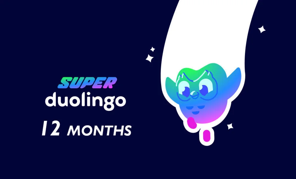 Super Duolingo 1 YEAR | INSTANT DELIVERY