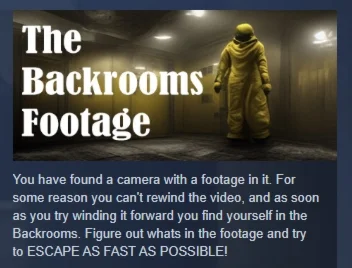 The Backrooms Footage АВТОДОСТАВКА STEAM GIFT РОССИЯ