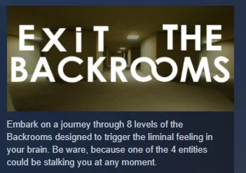 Exit the Backrooms АВТОДОСТАВКА STEAM GIFT РОССИЯ