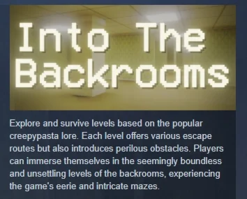Into the Backrooms  АВТОДОСТАВКА STEAM GIFT РОССИЯ