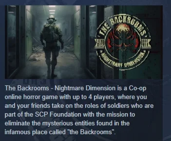The Backrooms - Nightmare Dimension STEAM GIFT РОССИЯ