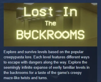 Lost In The Backrooms АВТОДОСТАВКА STEAM GIFT РОССИЯ