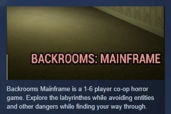Backrooms Mainframe АВТОДОСТАВКА STEAM GIFT РОССИЯ