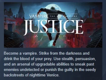 Vampire: The Masquerade - Justice STEAM GIFT РОССИЯ