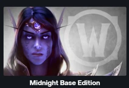 World of Warcraft Midnight Base edition gift