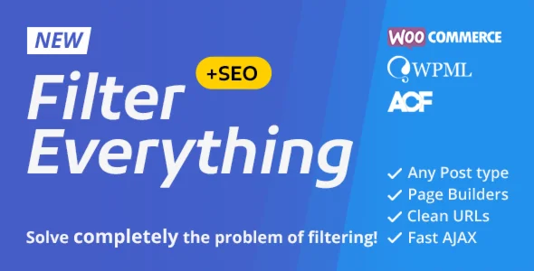 ФИЛЬТРУЙТЕ ВСЕ - КОМПОНЕНТ ФИЛЬТРАЦИИ WORDPRESS
