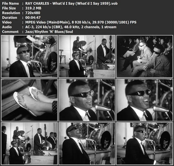 RAY CHARLES - What'd I Say