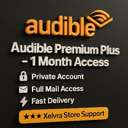 🎧 Audible Premium Plus – 1 месяц | 🔐 Личный аккаунт