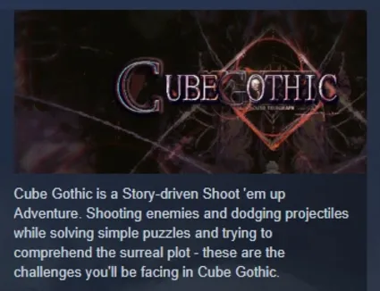 Cube Gothic АВТОДОСТАВКА STEAM GIFT РОССИЯ