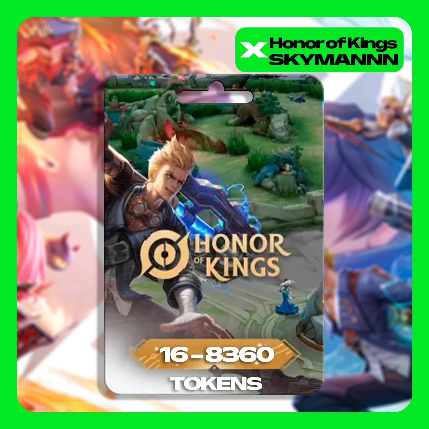 HONOR OF KINGS | ТОКЕНОВ (ЖЕТОНОВ) | ПОДАРОЧНАЯ КАРТА