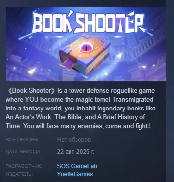 Book Shooter АВТОДОСТАВКА STEAM РОССИЯ