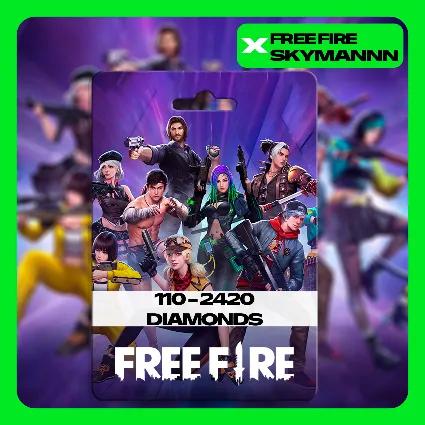 FREE FIRE | АЛМАЗЫ | ПОДАРОЧНАЯ КАРТА | БЫСТРО