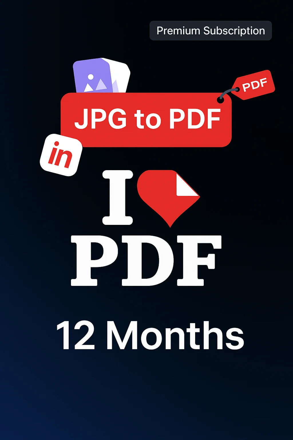 премиум-аккаунт iLovePDF 12 месяцев  Конфиденциальный