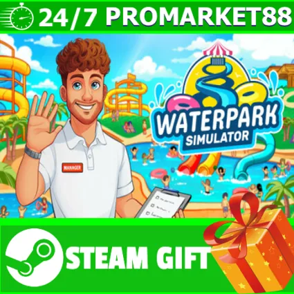 ️ВСЕ СТРАНЫ+РОССИЯ WaterPark Simulator STEAM GIFT
