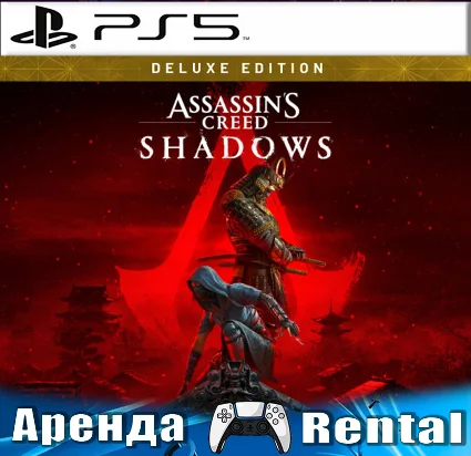 🎮 Assassins Creed Shadows Deluxe (PS5/RUS) Аренда 🔰
