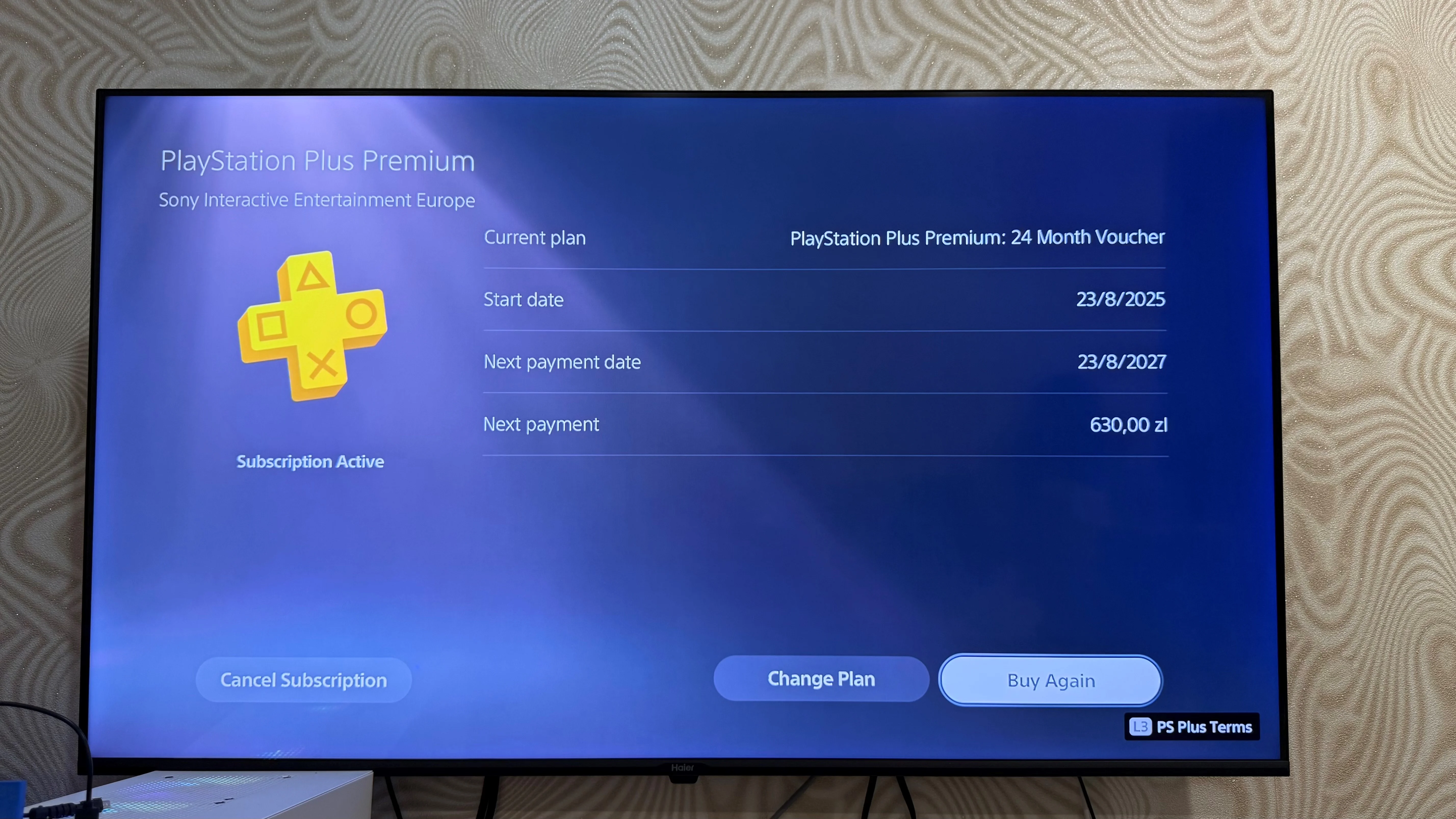 PS PLUS DELUXE/PREMIUM KEY 24 MONTHS Polska+ EUROPE