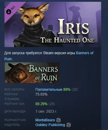Banners of Ruin - Iris DLC STEAM РОССИЯ