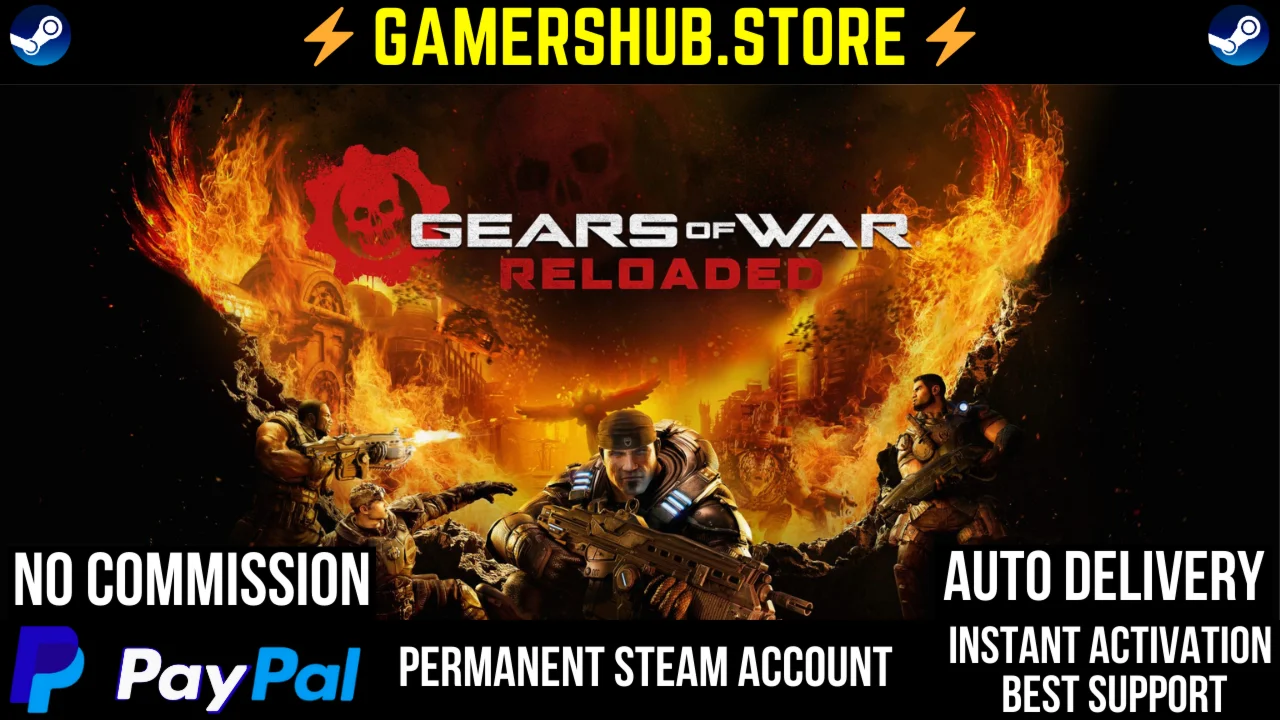 Gears of War: Reloaded STEAM + PAYPAL