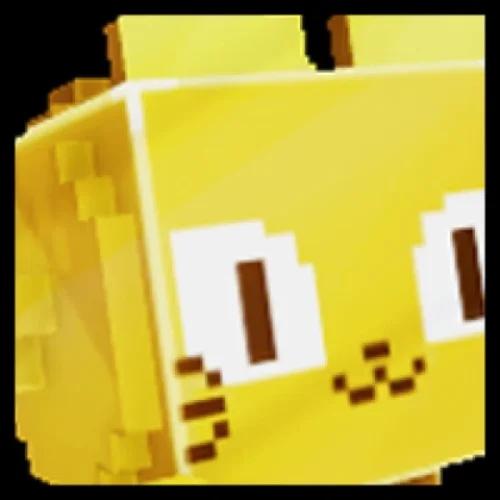 Pet Simulator 99 > Огромный Золотой Пиксельный Кот