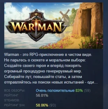 Warman АВТОДОСТАВКА STEAM GIFT РОССИЯ