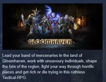 Gloomhaven АВТОДОСТАВКА STEAM GIFT РОССИЯ