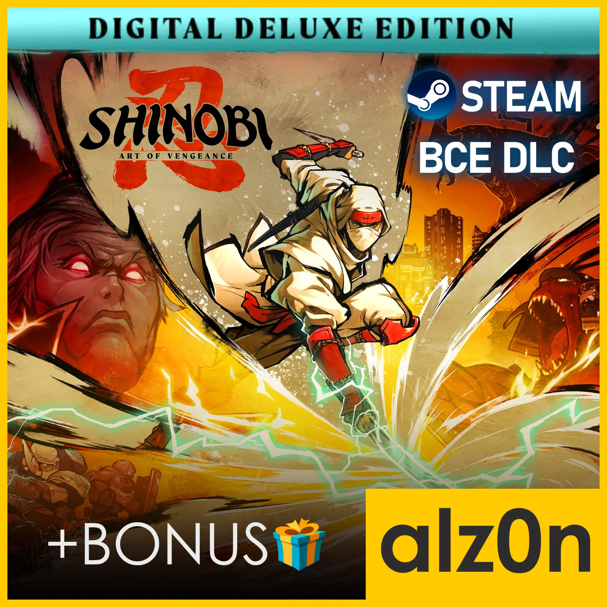 🟥SHINOBI: Art of Vengeance Deluxe Ed.・STEAM・ГАРАНТИЯ・