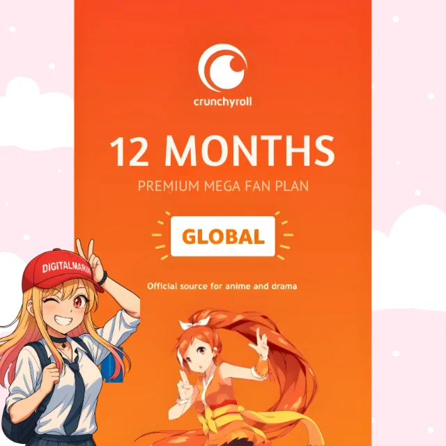 Crunchyroll MEGA FAN Premium – 12 месяцев (Личный аккау