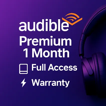 Audible Premium 1 Месяц 📚 Полный доступ 🚀 готовый