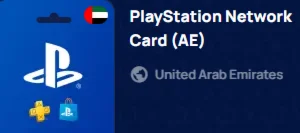Карта PlayStation Network (PSN) 10 долларов США (AED)