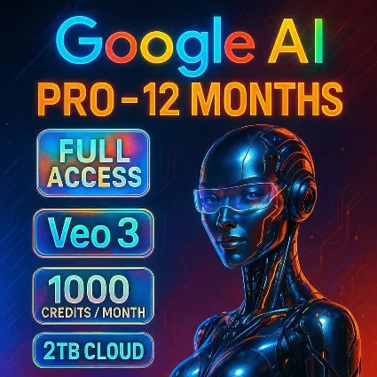 Google AI Gemini PRO | 1-3-12 месяцев | Veo 3 +Flow 2TB