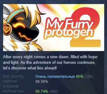 My Furry Protogen 2 АВТОДОСТАВКА STEAM РОССИЯ