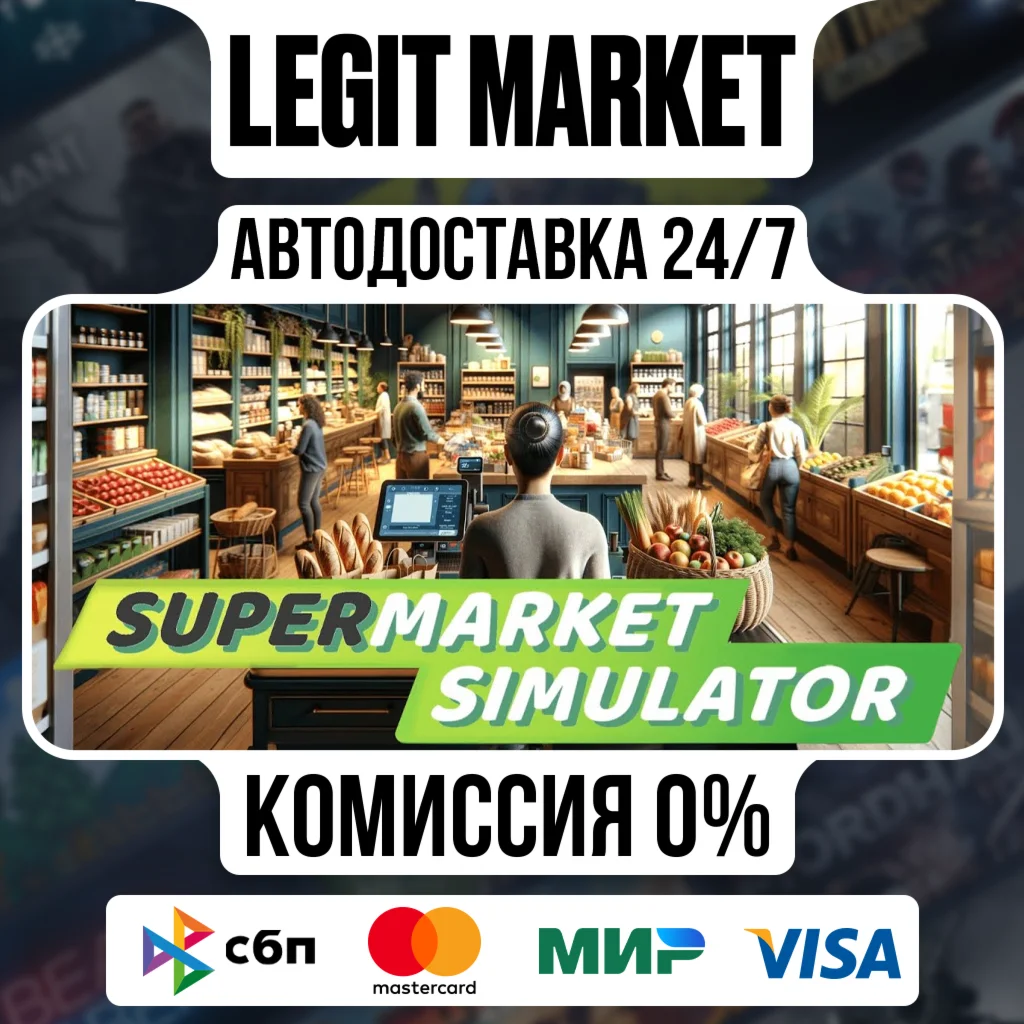 Supermarket Simulator / Steam АВТО / РУ + МИР