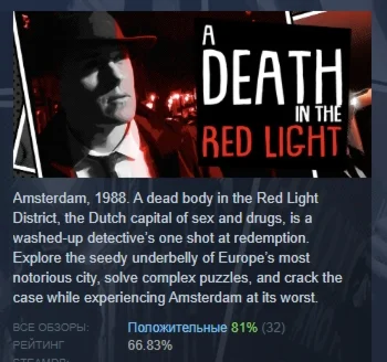 A Death in the Red Light  АВТОДОСТАВКА STEAM РОССИЯ