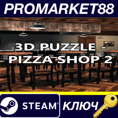 3D PUZZLE - Pizza Shop 2 Steam КЛЮЧ GLOBAL