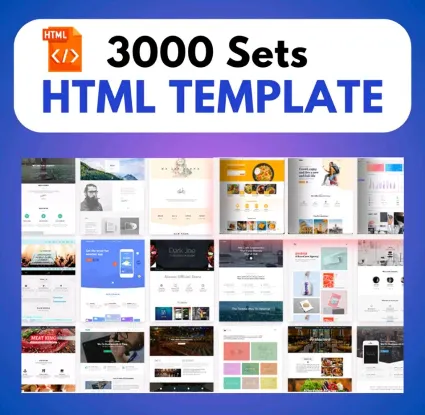 3000+ Премиальный набор шаблонов HTML, CSS и JS