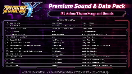️SUPER ROBOT WARS Y - Premium Sound  Data Pack STEAM