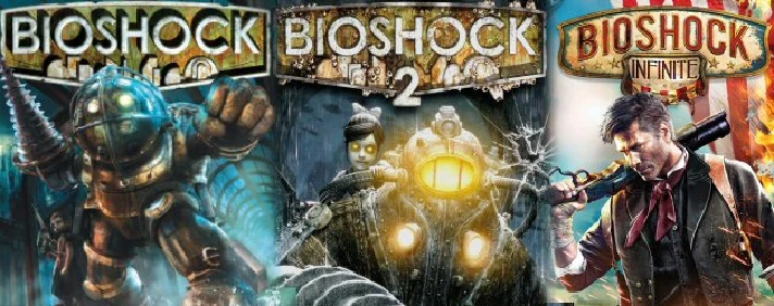 Bioshock Triple Pack: 1 + 2 + Infinite (RU/CIS; Steam)