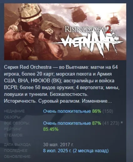 Rising Storm 2: Vietnam - Digital Deluxe Edition STEAM