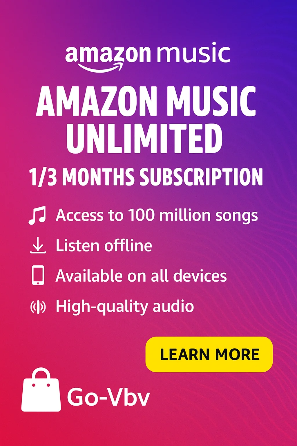 Amazon Music  1/3М  Безлимитные песни и подкасты
