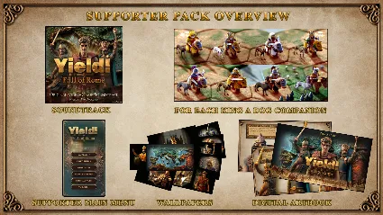 Yield! Fall of Rome - Supporter Pack DLC Steam КЛЮЧ