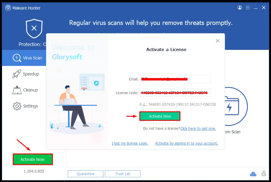🥏 Glarysoft Malware Hunter Pro 🔑 1 Year License Key
