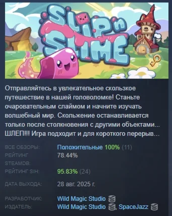 Slip 'n Slime АВТОДОСТАВКА STEAM РОССИЯ