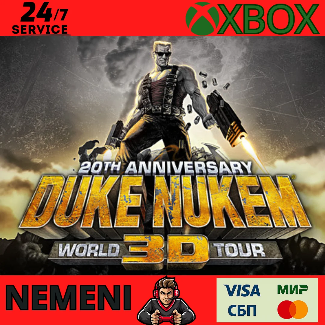 DUKE NUKEM 3D: 20TH ANNIVERSARY WORLD TOUR XBOX КЛЮЧ