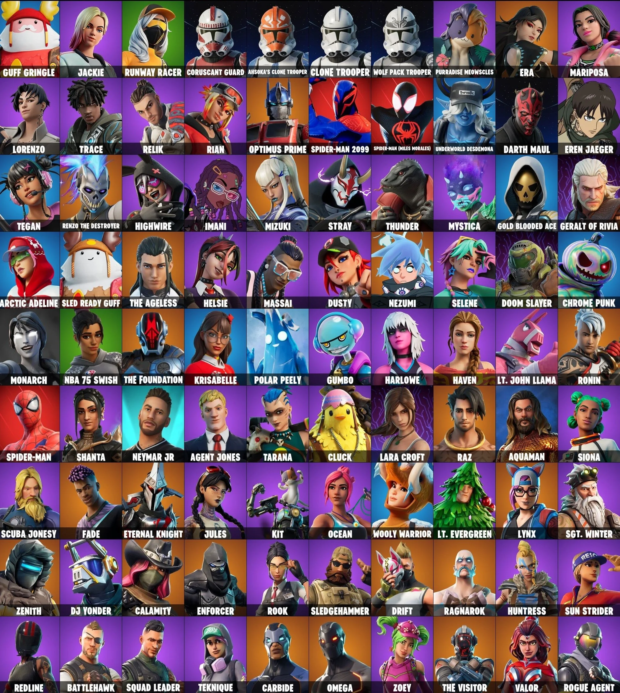 FORTNITE🎮88+ SKINS ACCOUNT | DOOM DARTH MAUL| + MAIL