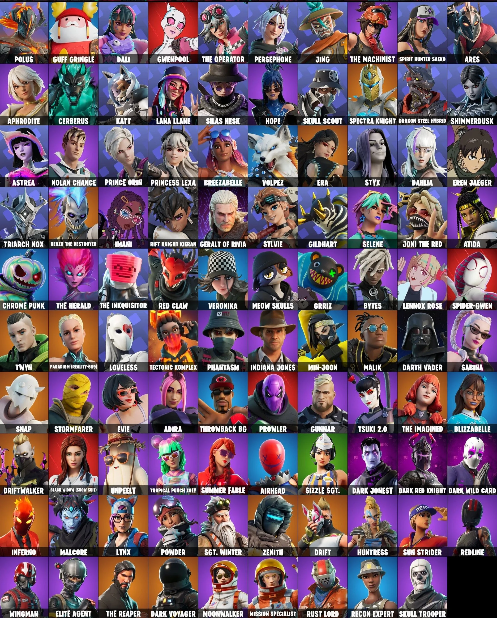 FORTNITE🎮132+ ОБЛИЦОВ АКК + Экипа |SKULLTROOPER|+почта