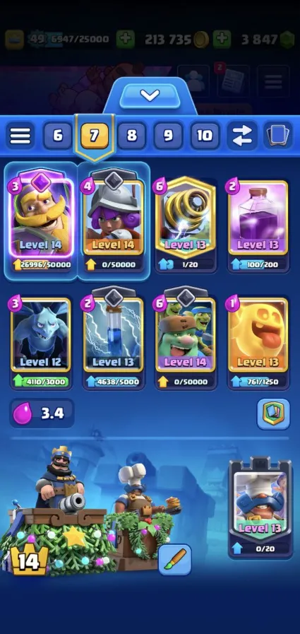 Clash Royale: 49 ЛВЛ 💎 6772 КУБКА | 14 ЛВЛ КОРОЛЯ + 2 🎁
