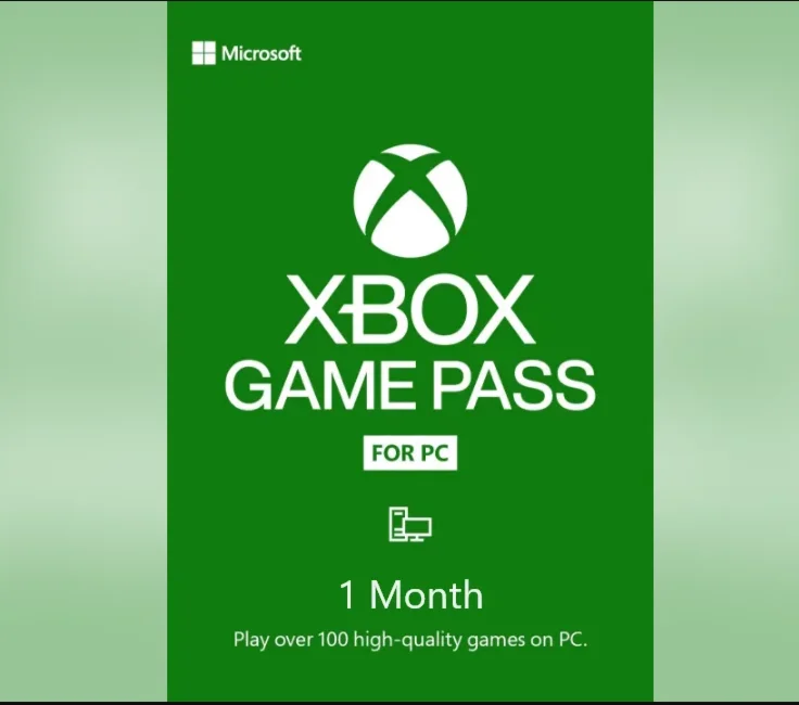 Xbox Game Pass ПК 1 месяц ключ Глобальный